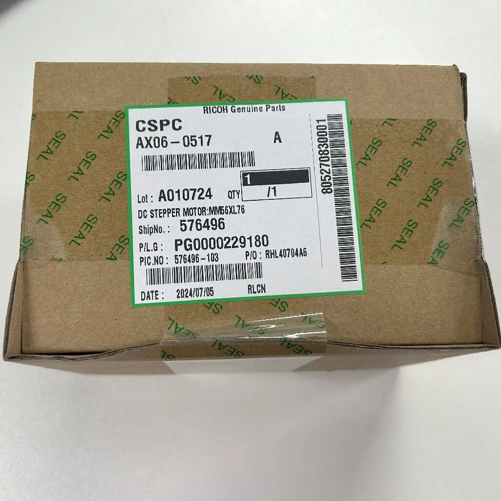 Новый оригинальный RICOH AX060517 для Pro C7200 7210 DC шаговый двигатель MM56XL76