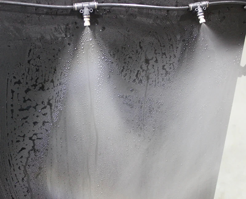 Slip Lock mist humidifier 6mm quick connect mist cooling nozzle