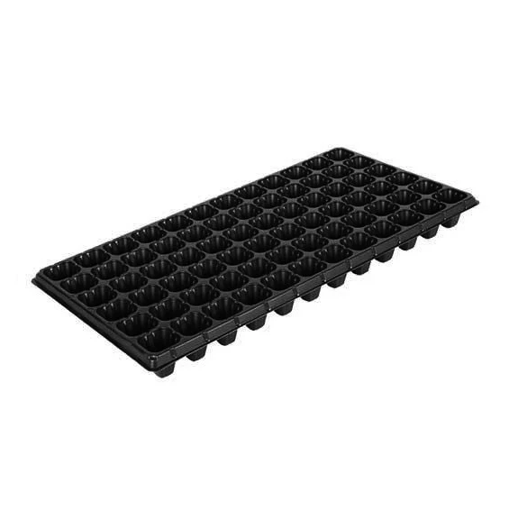 Plastic Nursery  Factory Price 72 Cell Seedling Trays Plastic PS Outdoor Plant Seeding Tray