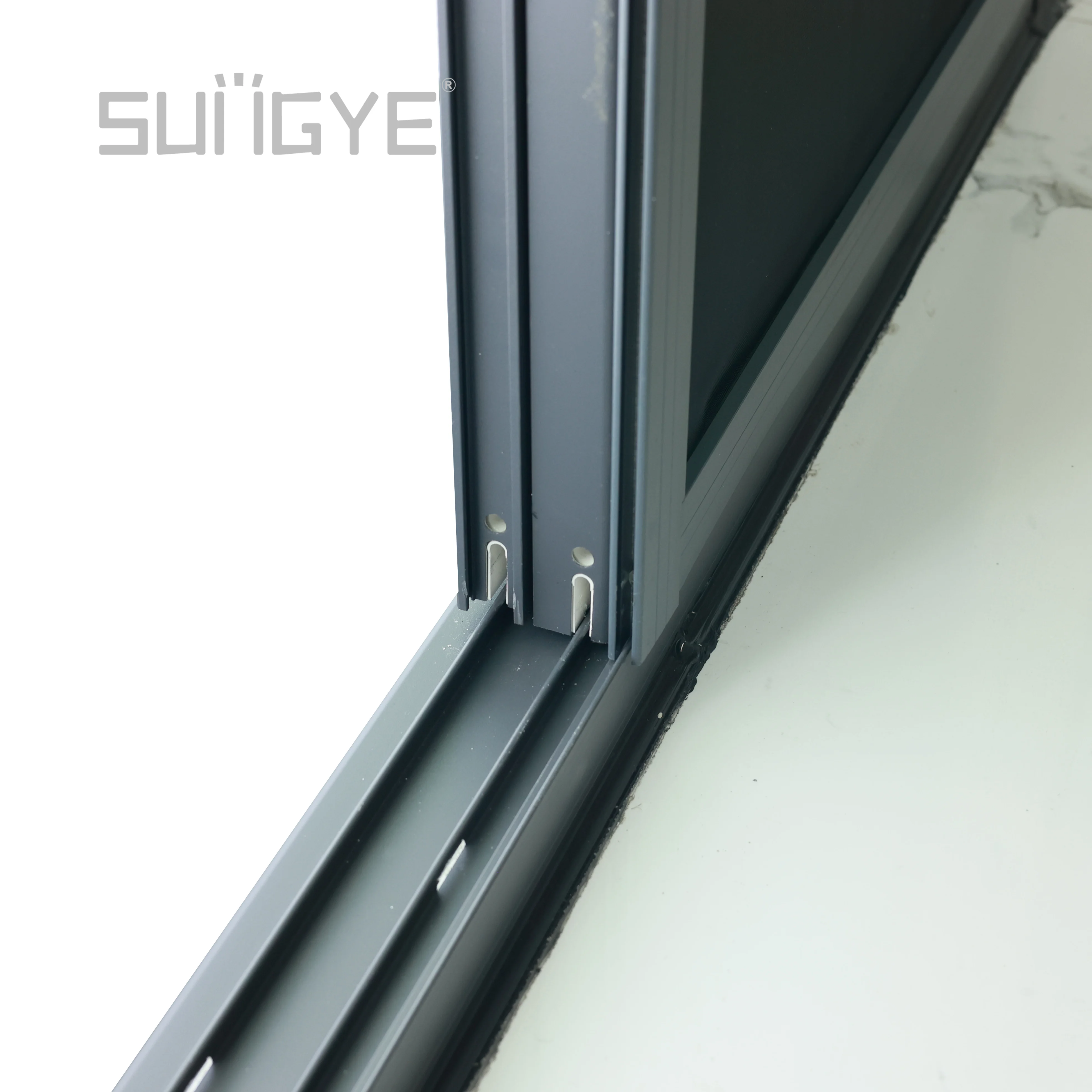 Cheap slim slider window glass clean best bronze color sliding hung aluminium roof window