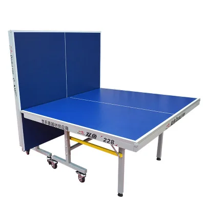Doublefish Tennis Table Ping Pong Table 228 Folding Adult Standard Indoor Tennis Ping-Pong Tables 25mm Thickness
