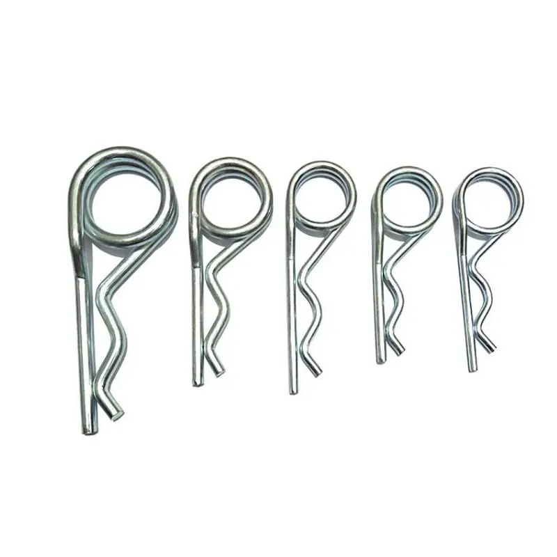 Stainless Steel Double Coil R Shape Heavy Hair Clip Spring Cotter Pin