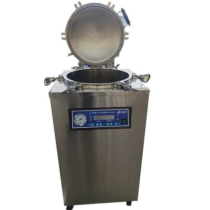 Professional manufacturer vertical high pressure steam sterilizer autoclave lab instrument vertical autoclave
