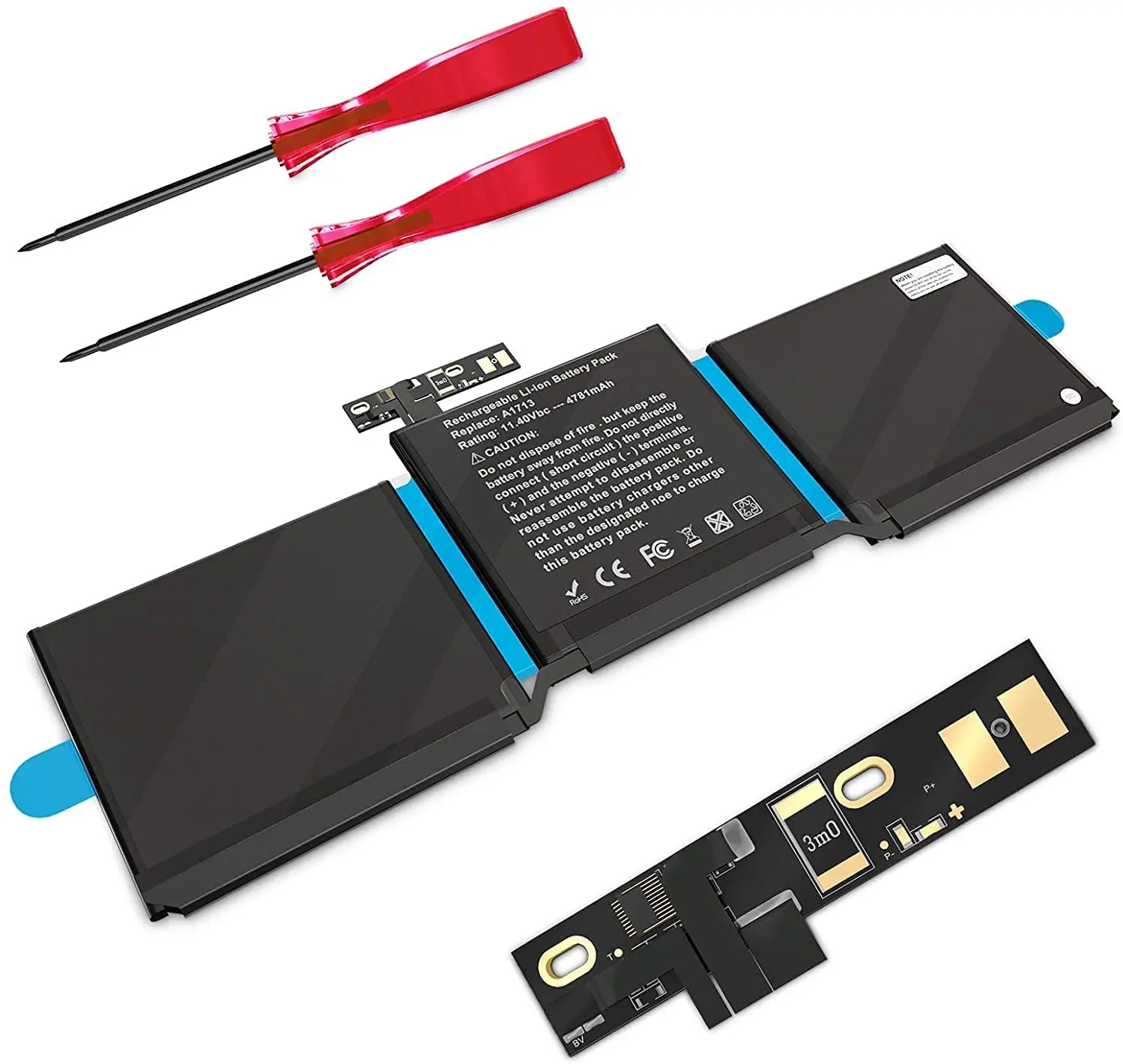 New Products Laptop Battery Lithium Battery A1713 Long Battery Life Laptop For Macbook Pro 11.4V 54.5Wh 4781mAh