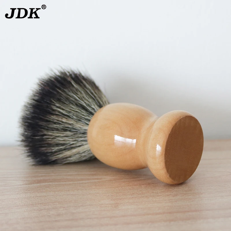 JDK Custom logo cheap men care shaving best grade synthetic 22mm knots hair shaving brush for men personal care products