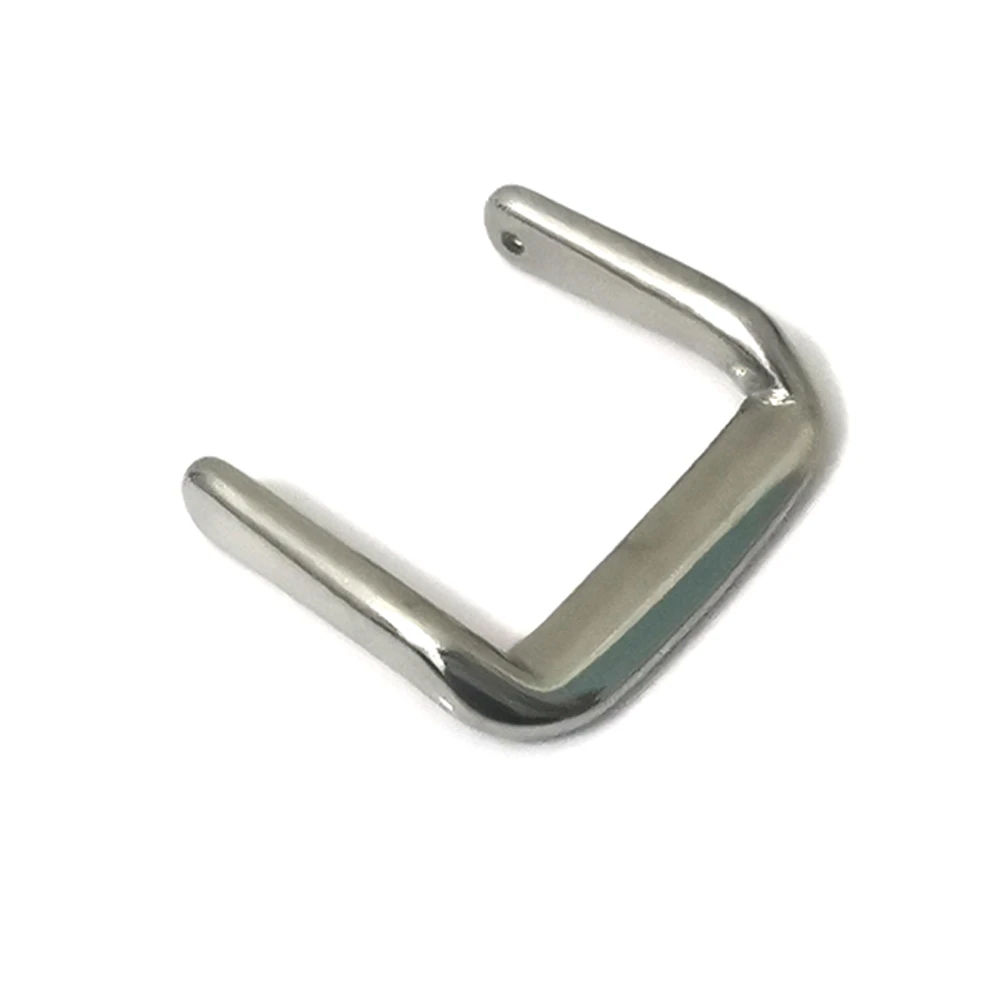 10mm,12mm,14mm,16mm,18mm,20mm,22mm,24mm Custom brand logo engrave 201 stainless steel buckle watch slider