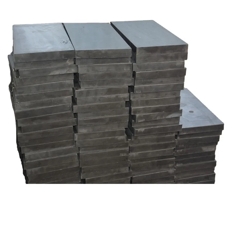 Customized size neoprene rubber block and natural elastomeric bearing pad for bridges