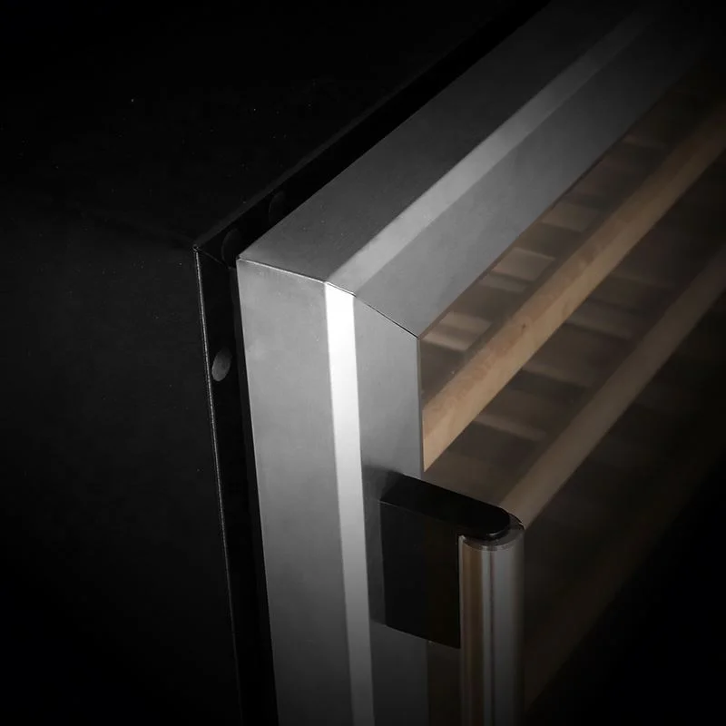  Wholesale price 18 bottles cheap glass door metal shelves wine coolers refrigerators with