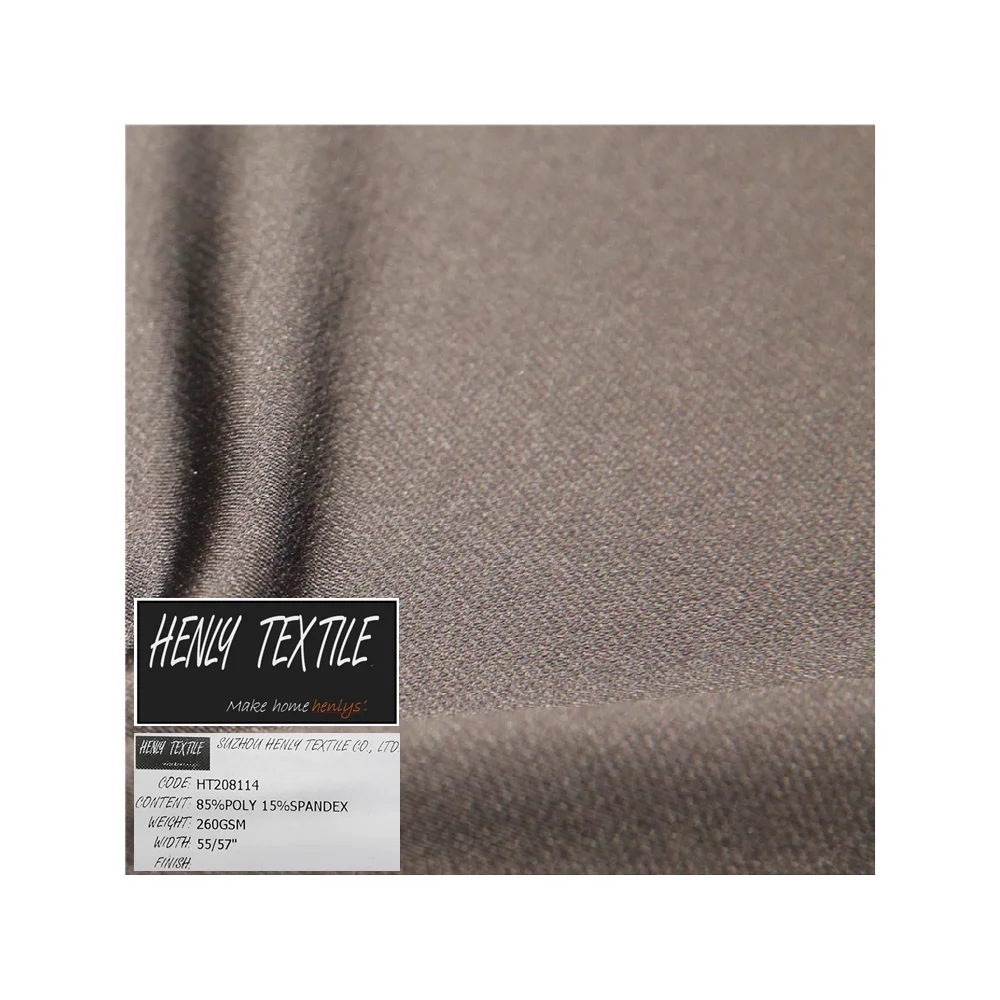 HT208114 85%POLYAMIDE 15%ELASTANE 260GSM KNITTED TRICOT FABRIC FOR LEGGING YOGA