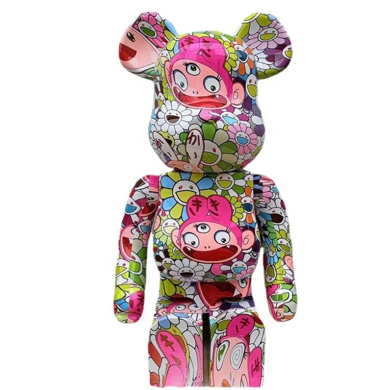 2 Colour 28cm 400% Tide Brand Bearbrick Takash DOB Doraemon ABS Action Figure With Boxed