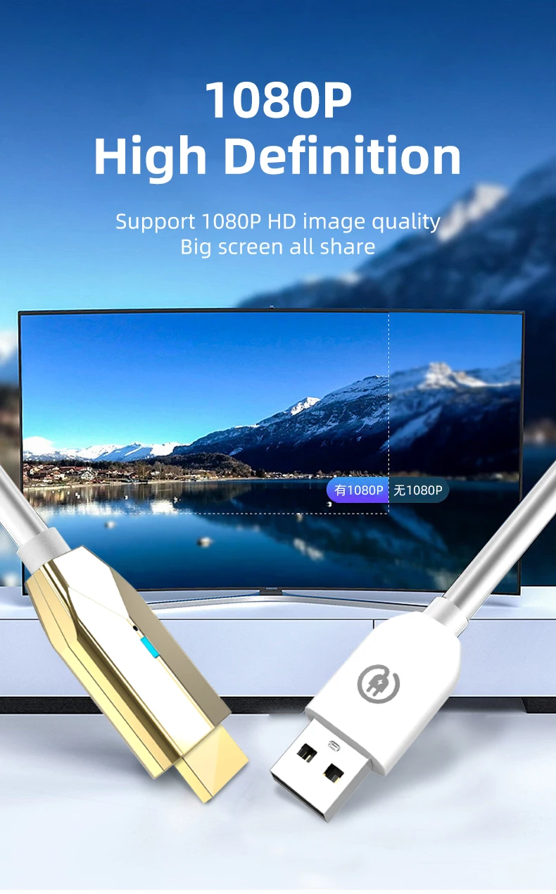 1080P HDMI Wireless Transmitter Receiver Display Dongle Extender AV Adapter for Laptop TV Projector Monitor