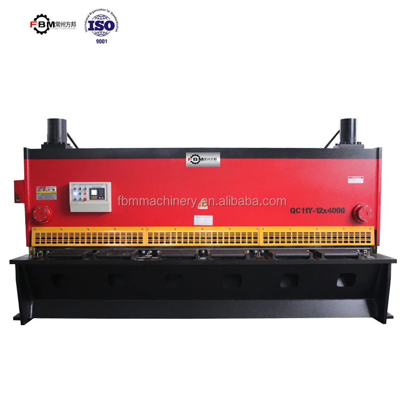 Factory directly supply qc11y-12x4000 Guillotina hydraulic guillotine shearing machine
