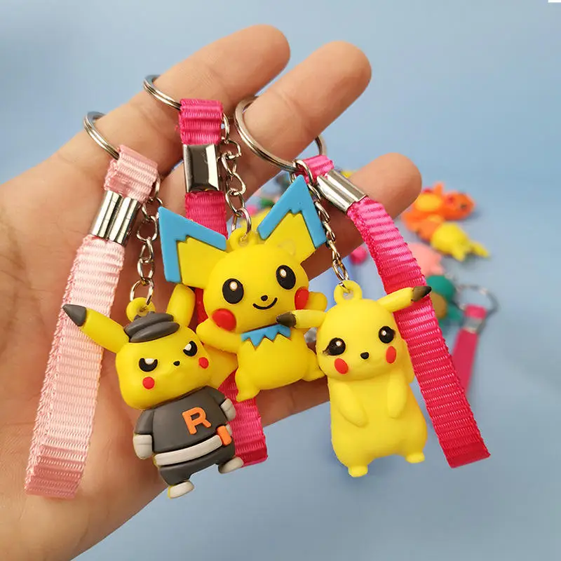 New arrival Creative Lovely Poke mon Blind Surprise Box Toys Anime Figures Pikachuu Mystery Blind Box Keychain Bag Pendant