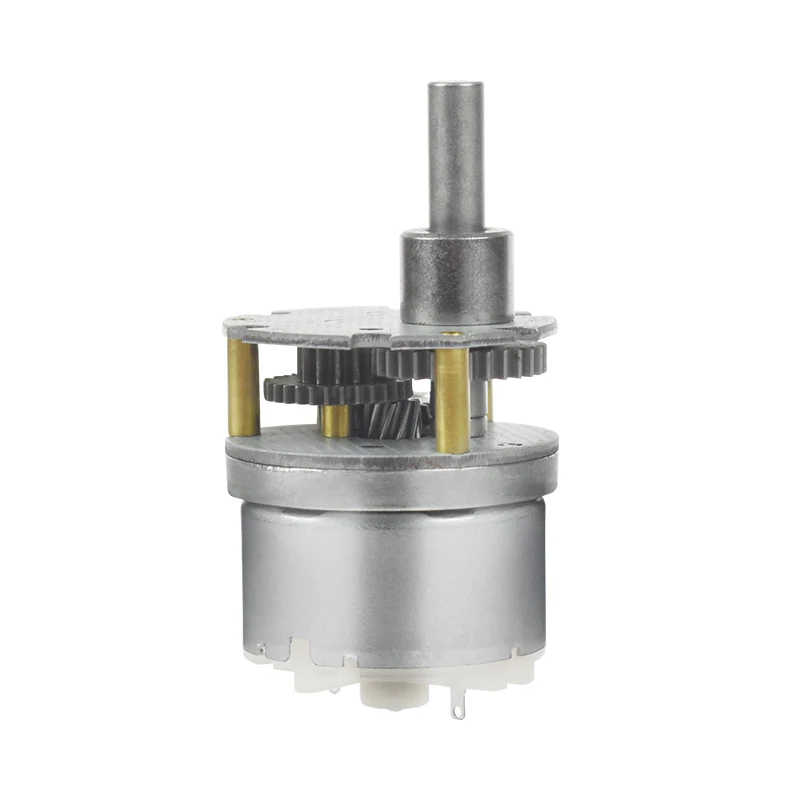 High speed high torque 40kg.cm 12-volt 24 volt ce mini brush motor DC geared motor