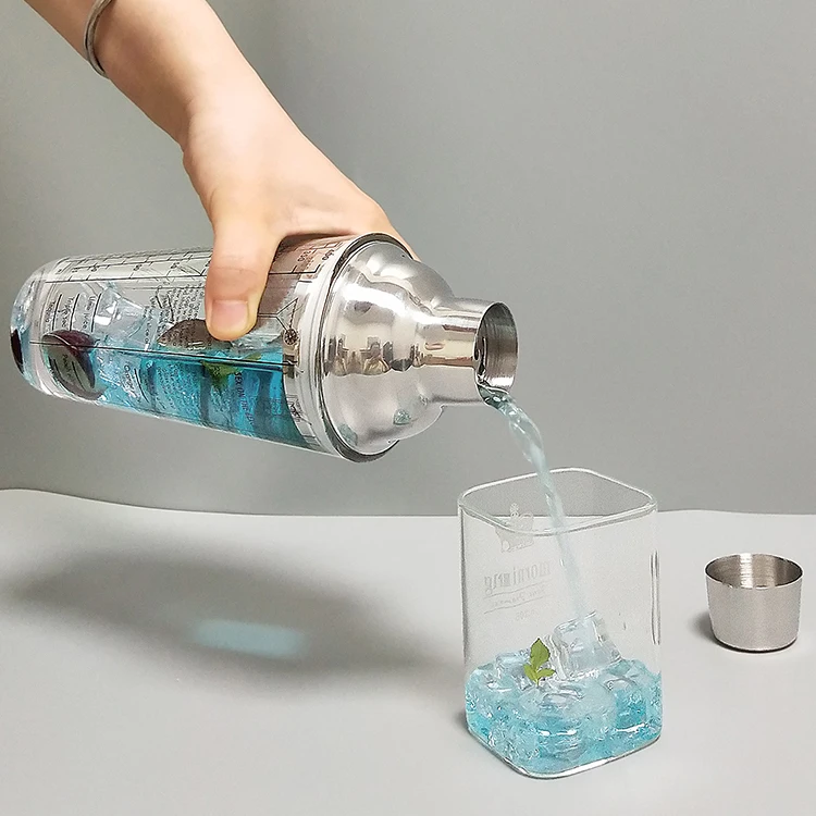 High Quality Bar Accessories Glass Shaker Cup Stainless Steel Wine Shake Mug