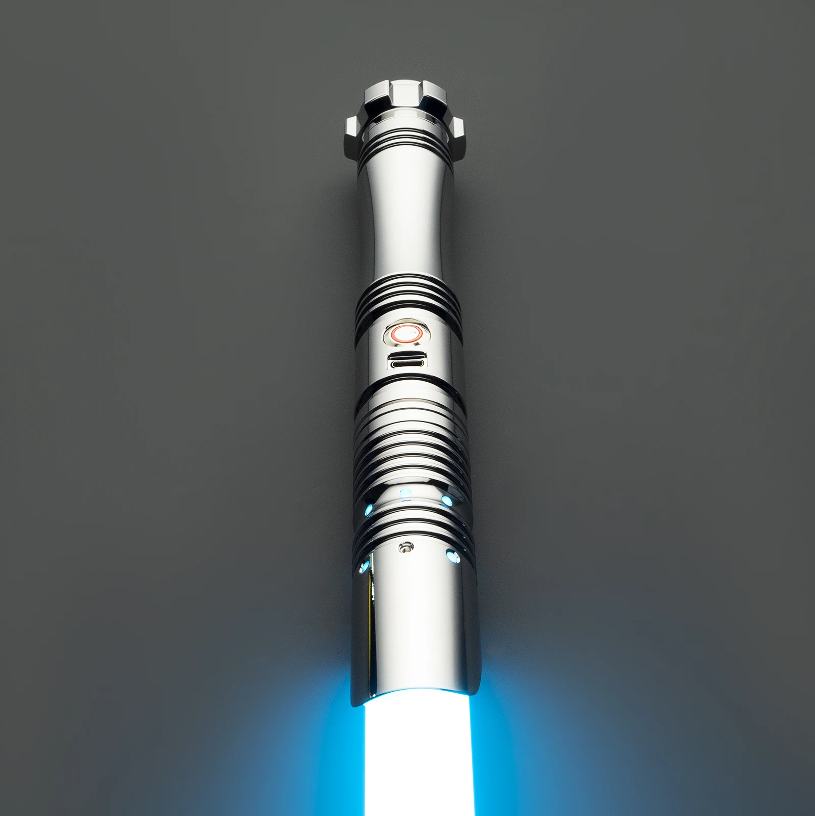 LGT black/silver/gold custom baselit smooth swing light up swords led flashing rgb lightsaber for heavy dueling