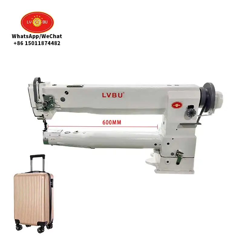 LVBU-246 Extended compound feed long arm cylinder bed bag ABS plastic bag industrial sewing machine