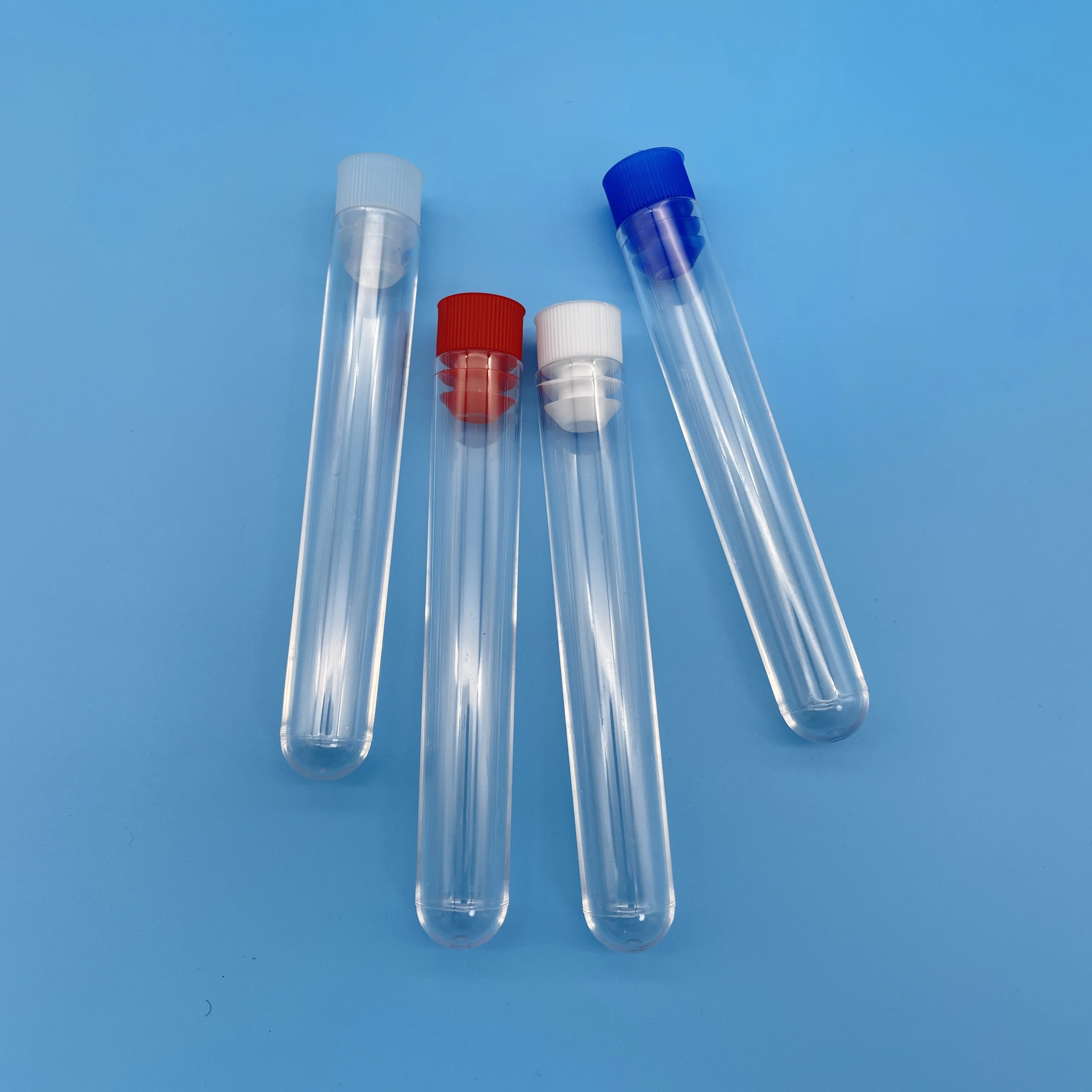 White Blue Red Transparent Color Push-Cap Test Tube Stoppers   Various Colors Test Tube-Cap