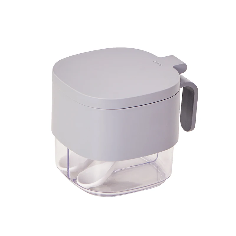 Eco friendly 4 in 1 Plastic Kitchen Salt and Sugar Spice Dispenser Containers