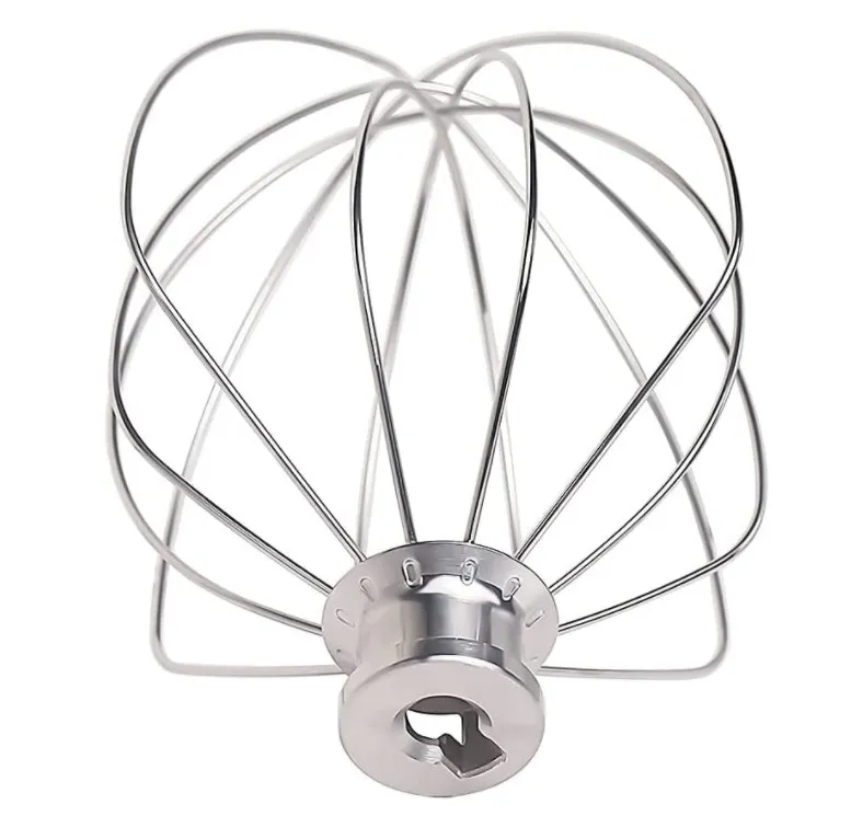 KN256WW 6-Wire Whip Attachment for KitchenAid 6 Quart Bowl-Lift Stand Mixer Accessory Replacement, Egg Cream Stirrer, Cakes Mayo