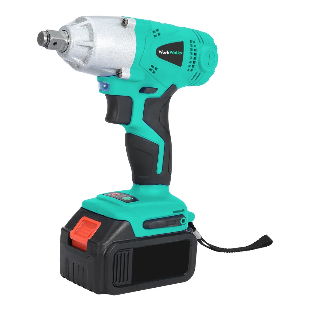 Brushless 21V Double Speed Electric Cordless Brushless Impact Wrench with 320Nm