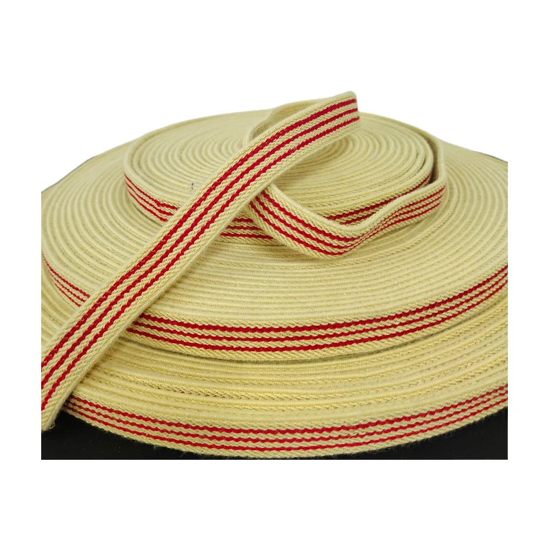 High temperature resistant Kevlar Aramid Elastic Webbing Firefighter SCBA/Keepers/Goggles/Suspenders Aramid FR Elastic Webbing