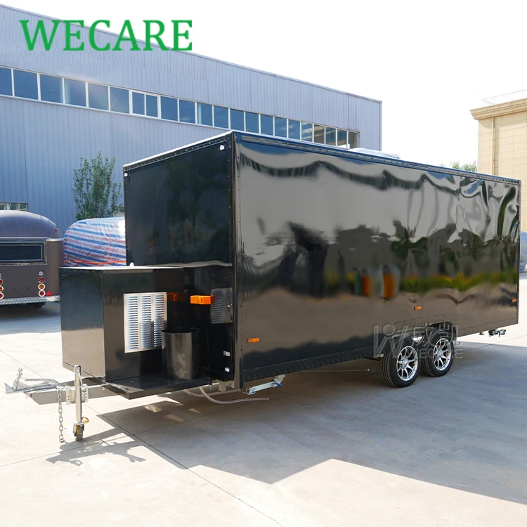Wecare mobile kitchen pizza foodtruck bar beer food truck catering food concession trailers fully equipped