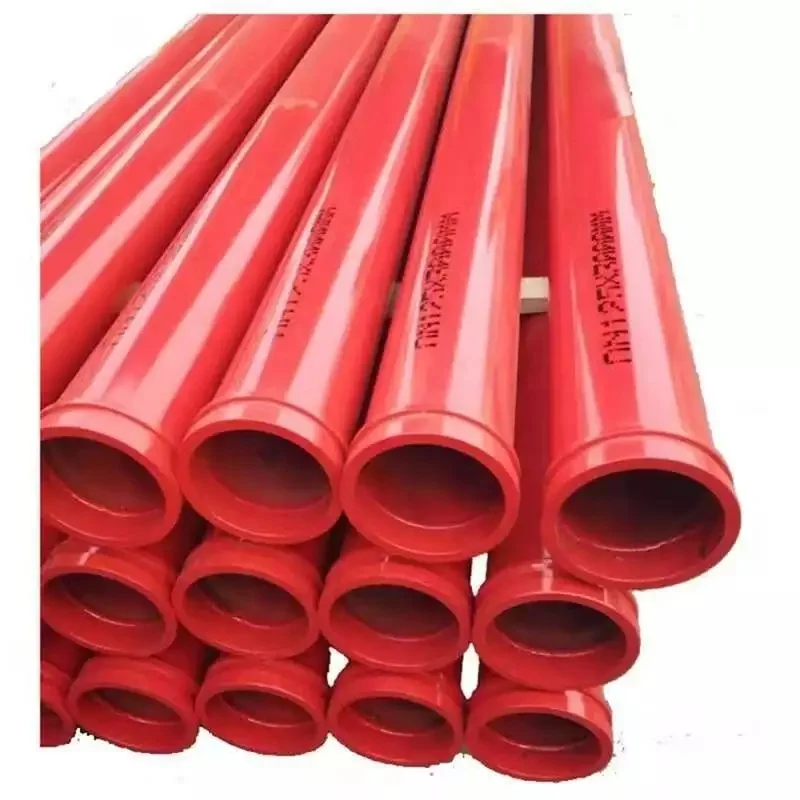 St52 3m dn125 Concrete Transport Pumping Pipe Twin-Wall Pipes concrete pump pipe