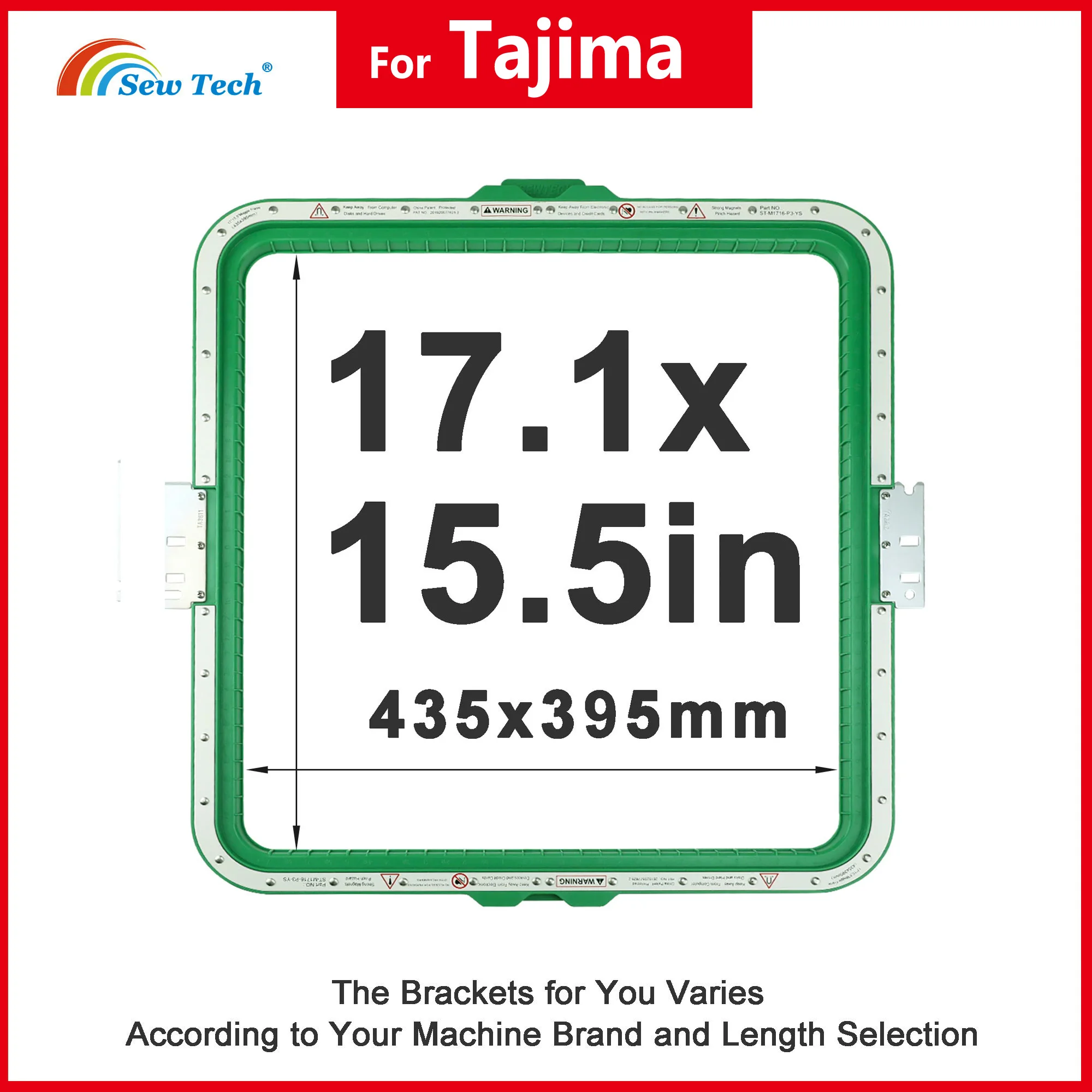 Горячая распродажа магнитная вышивальная рамка Tajima Mighty для вышивальной машины TFMX-C1501
