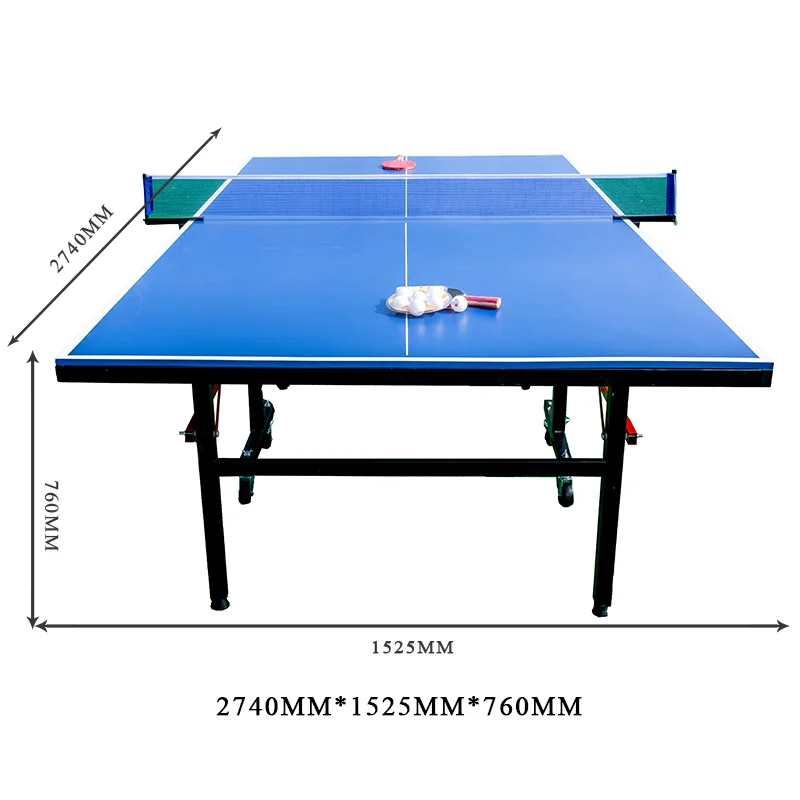 Double folding tennis table Indoor Outdoor Movable Standard Ping Pong Table Tennis Tables