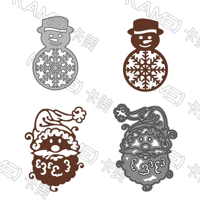 KAMEI Hot selling customize metal Craft cutting dies for diy Christmas Europa cup Olympics gift paper decoration