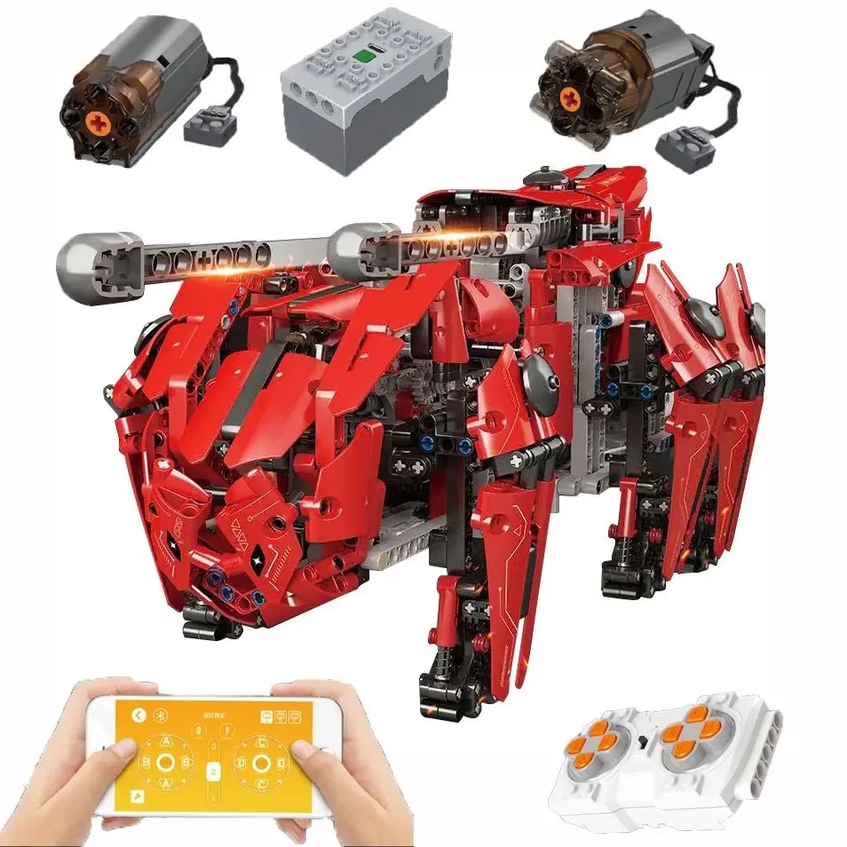 Mould King 20005 RC Robot Educational Building Block Toy Gift for Kids APP Remote Control Robot Assembled MOC Building Bricks