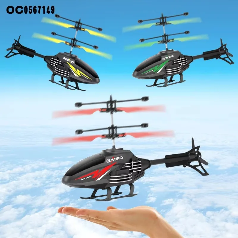 New Hand Sensor rc helicopter kit plane toy flying airplanes toys for Kid with Watch Remote Control