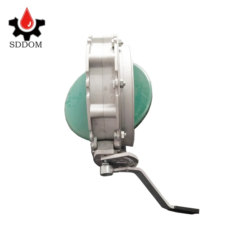 motorized fmc stainless steel butterfly wafer gate 4 inch electric sanitary pneumatic butterfly valve