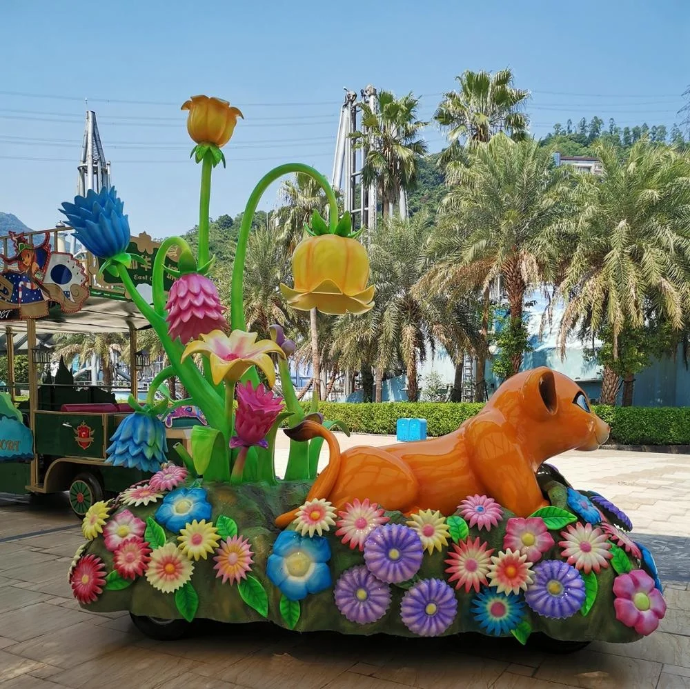 Decorated vehicle in parade Amusement castles Float Decoration