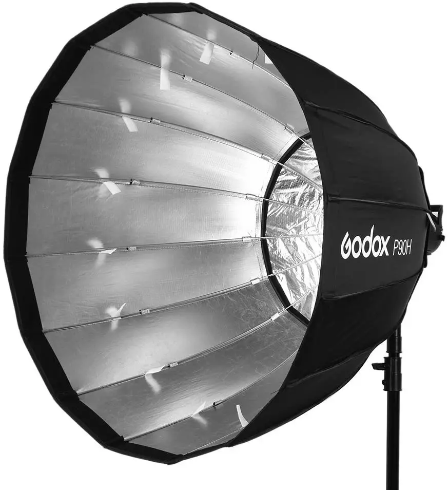 Godox P90H высокотемпературный стойкий 90 см Глубокий параболический софтбокс с креплением Bowens для фотостудии видео