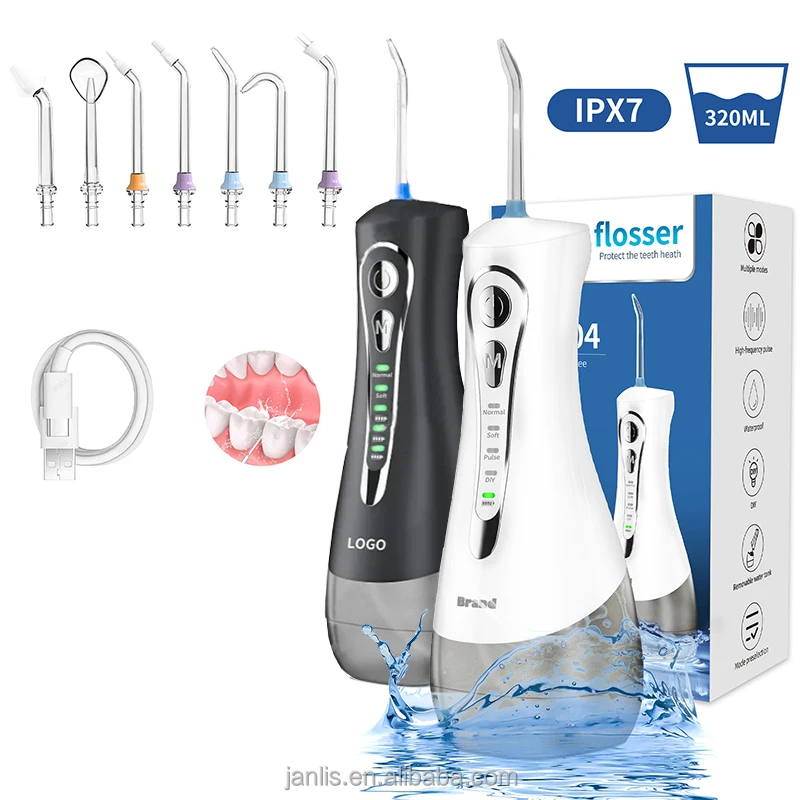 Wireless Home & Travel Rechargeable Handheld Flosser Powerful Portable Dental Electric Oral Irrigator Large Tank Teeth Cleaning