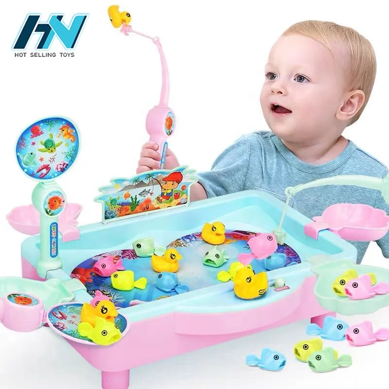 Лидер продаж на Amazon образовательный интерактивный рыболовный игровой набор рыболовные игрушки для