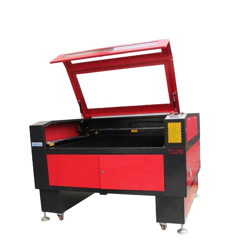 CO2 Laser Cutting Engraving Machine TS1290 with EFR F8 for paper acrylic leather plastic stone glass