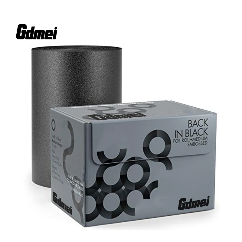 GDMEI Custom Cheap Wholesale Price Aluminium Foil 14 Micron Foil Paper Aluminum Hair Foil Roll