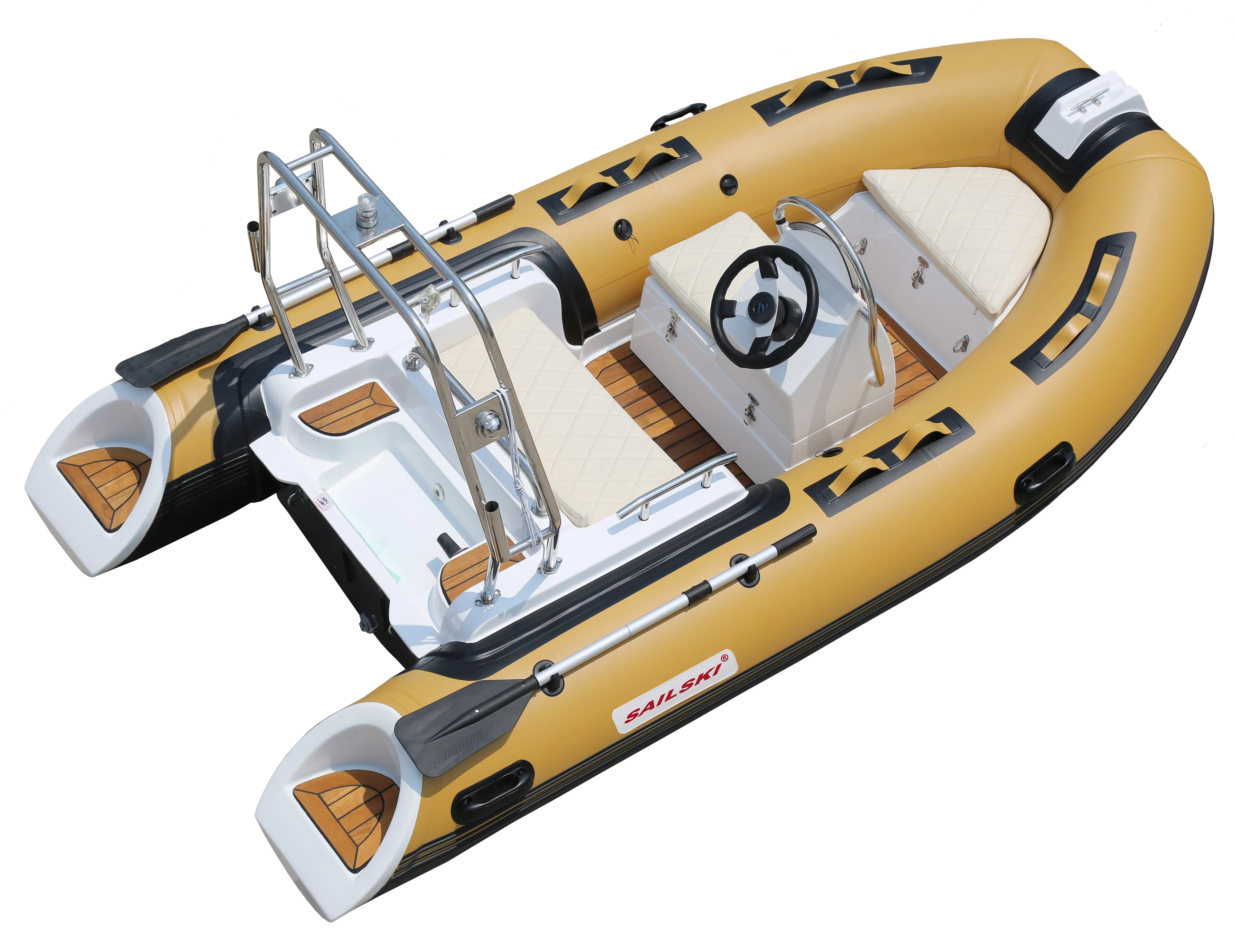 SAILSKI rigid inflatable boat rib boat 3.6m/12ft with SAIL 25hp or 30hp outboard motor