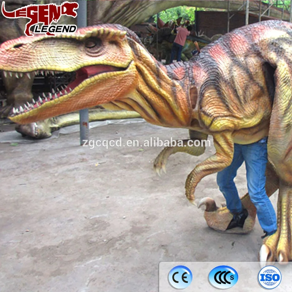 
Professional Rubber Life Size Dinosaur Costume From Zigong 