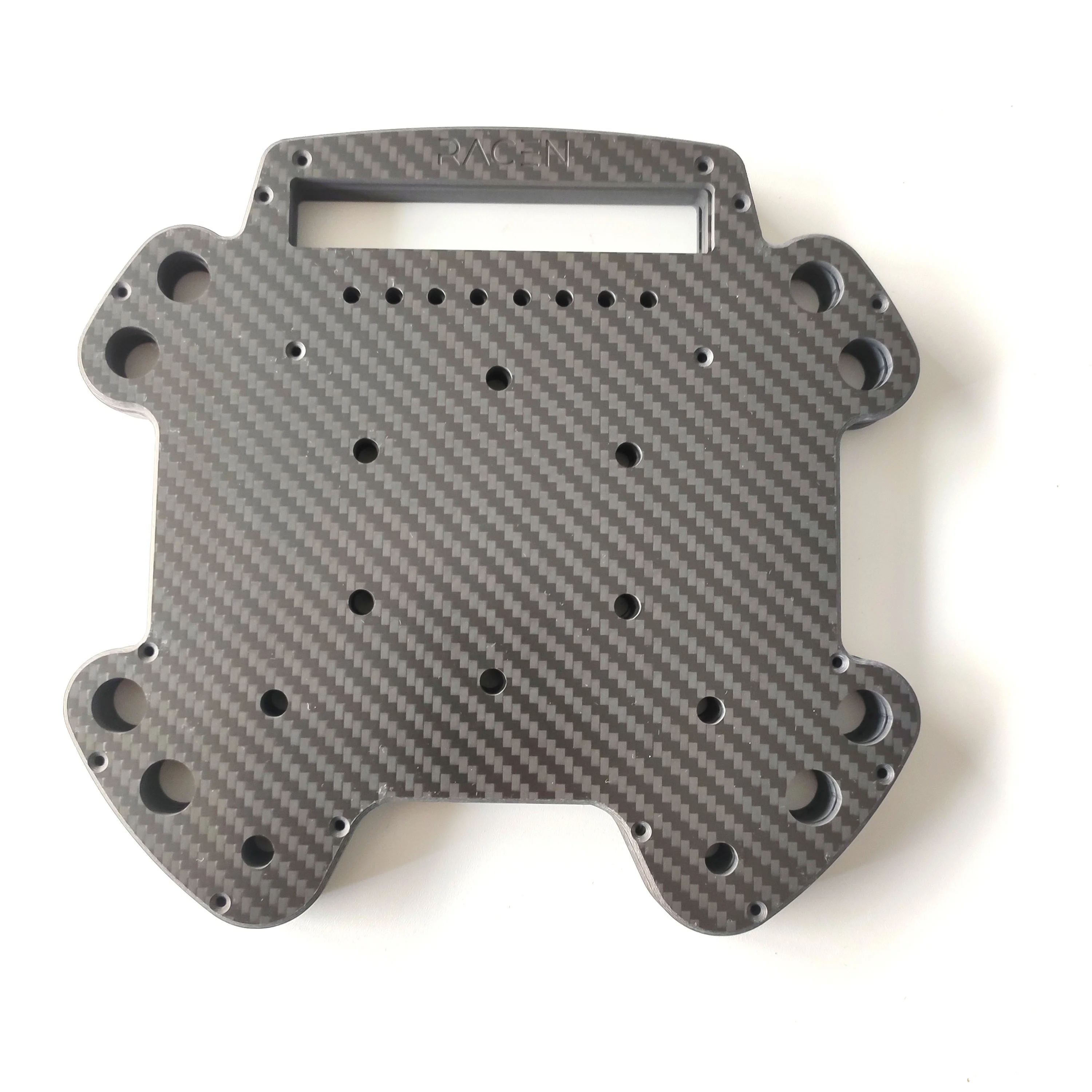 Carbon Fiber Sheet with Engraved Letterings