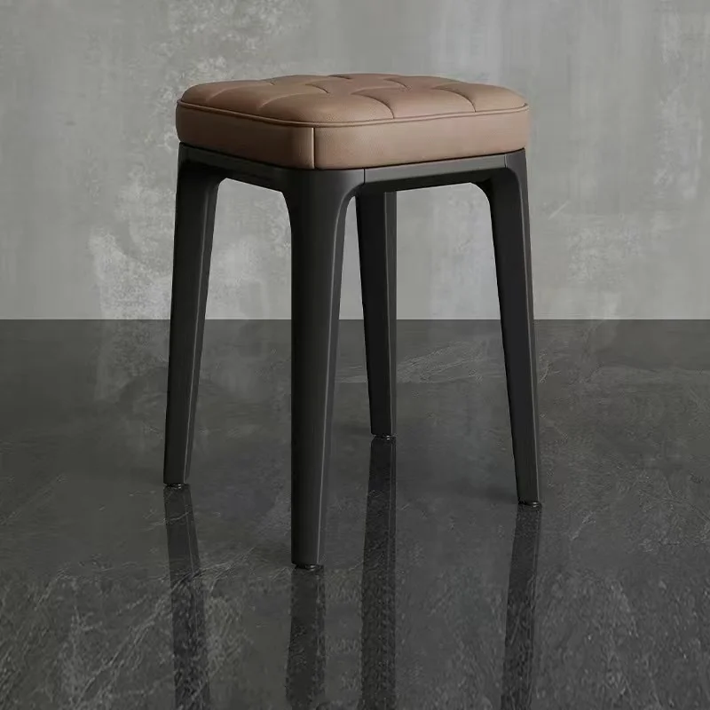 hot sale low price household light luxury modern soft chair minimalist dining chair colorful restaurant stackable stool