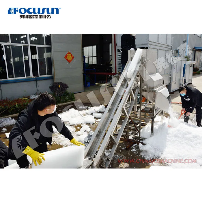 Good quality low shipping food grade SUS304 bing ice maker making machine crusher