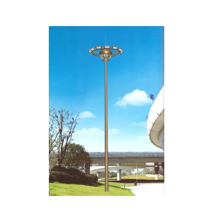 Factory price 20M 25M 30M 35M 40M high mast stadium street lamp lighting pole