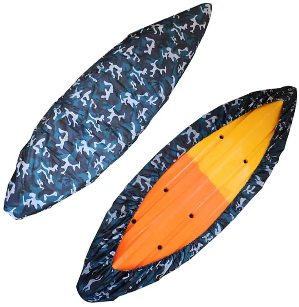 Polyester Dustproof Waterproof Canoe Boat Kayak Cover For Fishing Boat Rowing Shell Paddle Board