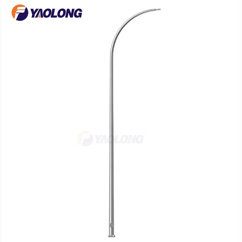 Одиночный двойной кронштейн стекловолокна/сталь коническая лампа пост 7м