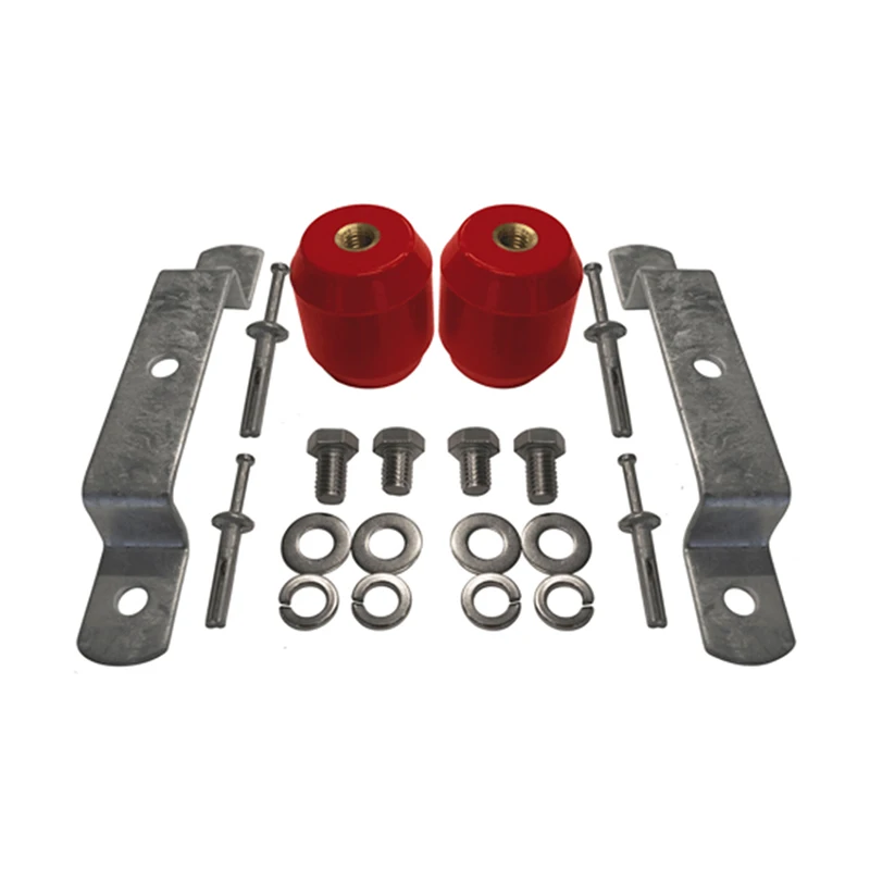 Tamper-Proof Shelter Mounting Hardware Insulated Ground Bar Attachment Kit Buss Bar Shelter Kit