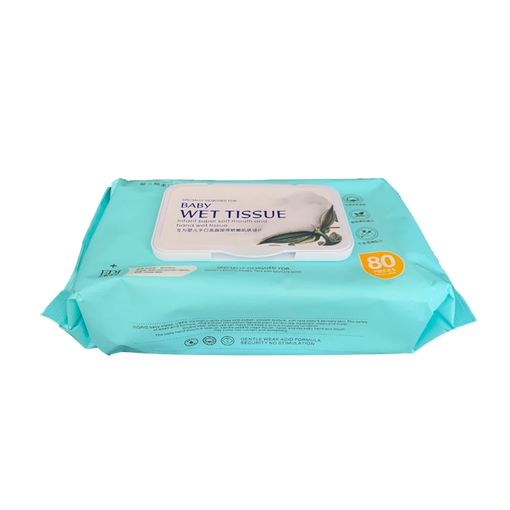 
Manufacturers Custom Logo Cute Baby Wet Tissue 